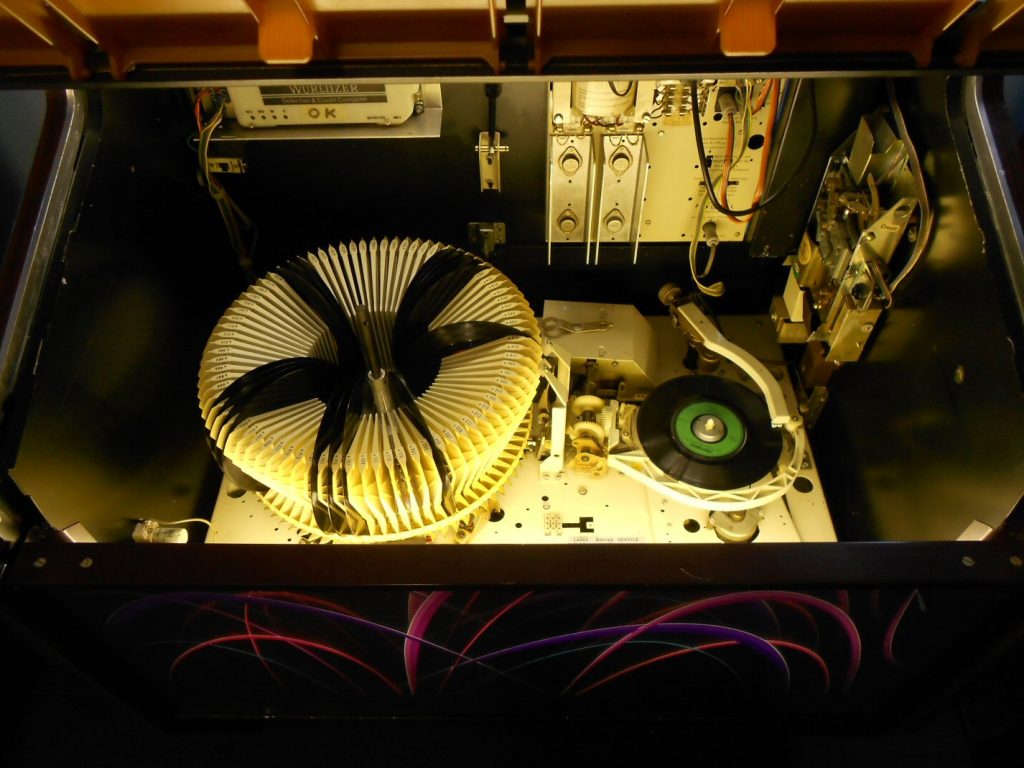 Wurlitzer Silhouette jukebox.